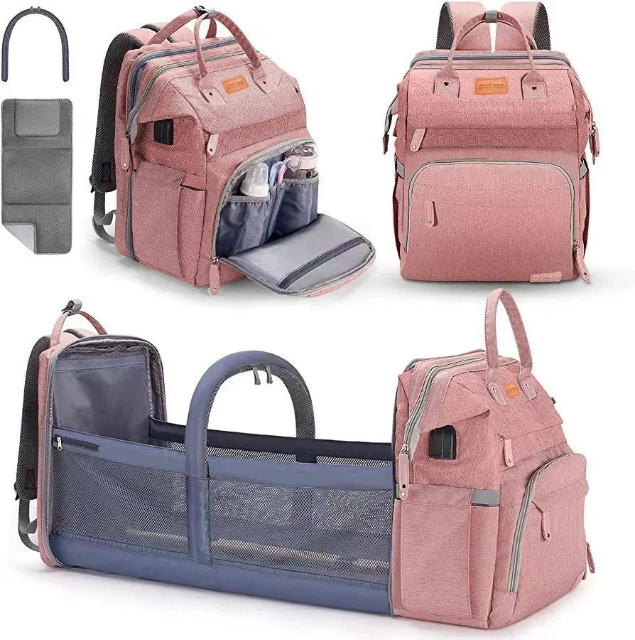 Diaper Bag Backpack with Changing Station