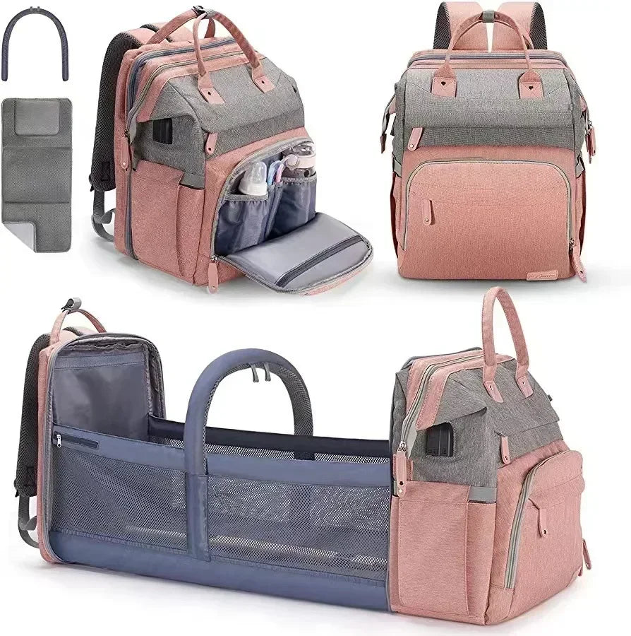 Diaper Bag Backpack with Changing Station