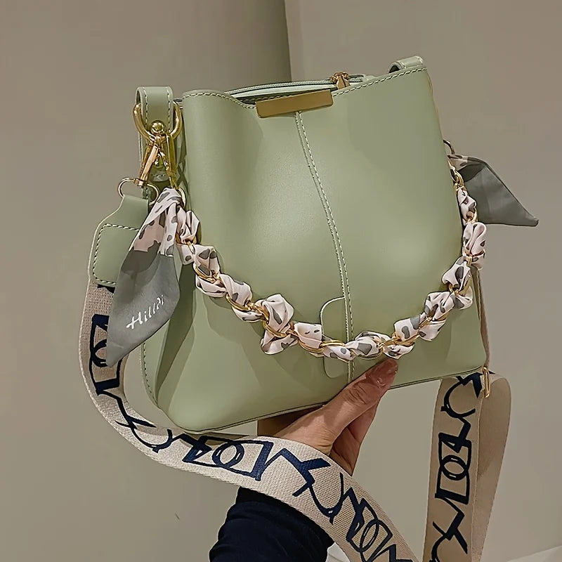 Ribbon trendy Crossbody Bag