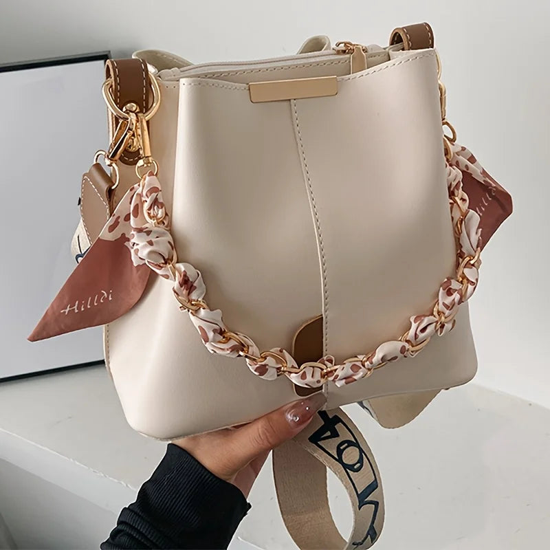 Ribbon trendy Crossbody Bag