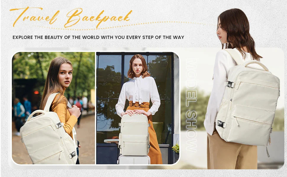 Vacuum compression backpack with air pump